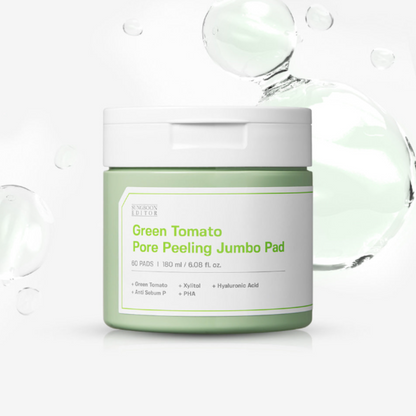 SUNGBOON EDITOR [GIFT SET] Green Tomato Deep Shot Ampoule + Pads + Ampoule (10ml) + 3 Pore Mask Packs