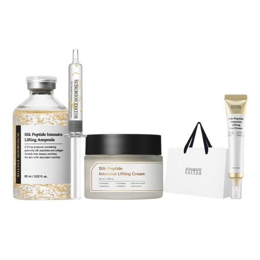 SUNGBOON EDITOR [GIFT SET] Silk Peptide Ampoule (60ml) + Cream (50ml) + Eye Cream