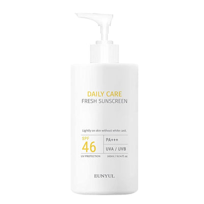(NEWK) EUNYUL Daily Care Fresh Sunscreen Pump Version 300ml - DODOSKIN