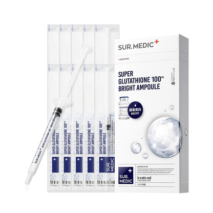 SUR.MEDIC+ Super Glutathione Brightening Ampoule 1ml – Set of 10