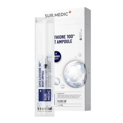 SUR.MEDIC+ Super Glutathione Brightening Ampoule 1ml – Set of 10
