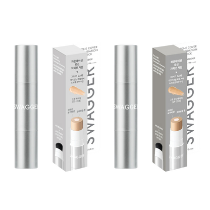 SWAGGER Easy Tone Cover Foundation Stick SPF50+ PA++++ 12g