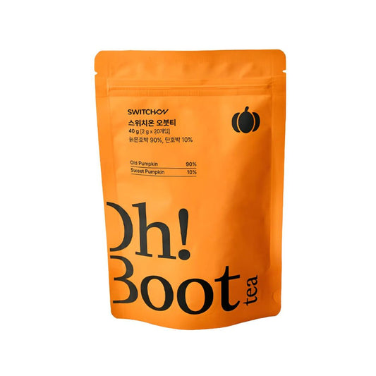Indulge in the soothing and revitalizing experience of SWITCHON Oh! Boot Tea. This pack contains 20 individually wrapped tea bags, specially formulated to promote digestive wellness and overall vitality. 