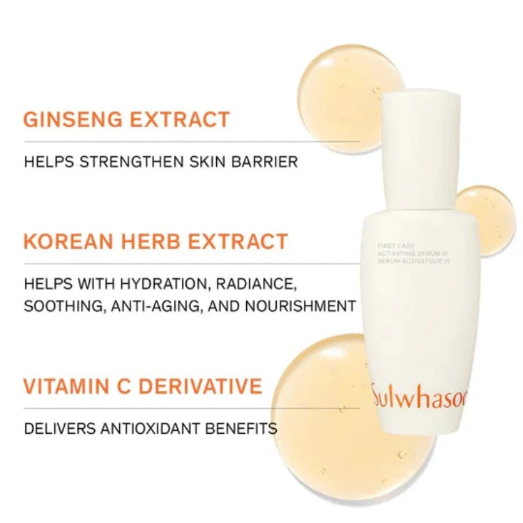 (KNEW)Sulwhasoo First Care Activating Serum VI Mini 15ml - KLO