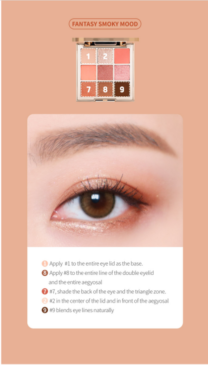 Aperire Above Eyes Shadow Palette - DODOSKIN