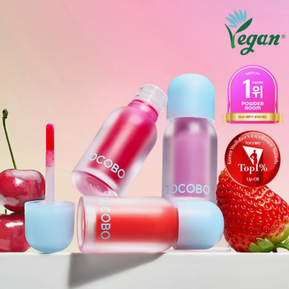 TOCOBO Juicy Berry Plumping Lip Oil Glam Max 1g 14colors