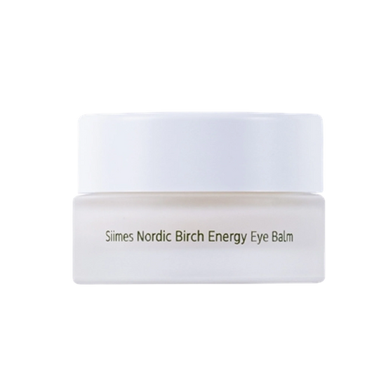 Eye balm in a 10ml container, featuring Nordic birch energy for revitalizing and soothing the delicate eye area.