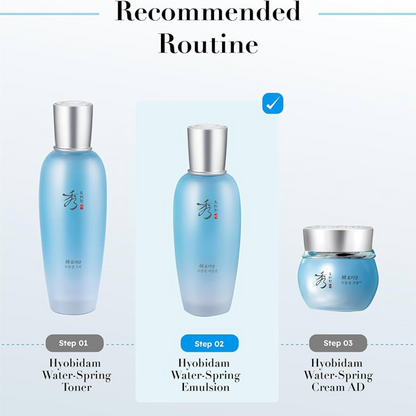 Sooryehan Hyobidam Water Spring Special Set (Skin 160ml+Emulsion 130ml+Toner 20ml+Emulsion 20ml+Cream 25ml)