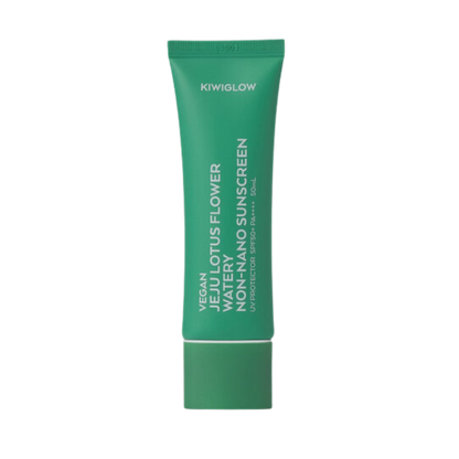 (Matt) KIWIGLOW Vegan Jeju Lotus Flower Watery Non-Nano Sunscreen SPF50+ PA++++ 50ml - KLO