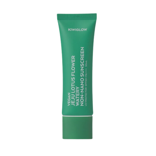 (Matt) KIWIGLOW Vegan Jeju Lotus Flower Watery Non-Nano Sunscreen SPF50+ PA++++ 50ml - KLO