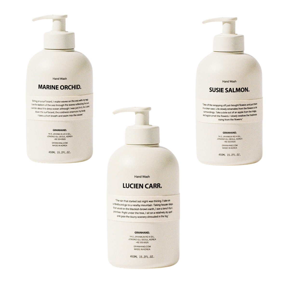 (Matt) GRANHAND. Hand Wash 450ml - KLO