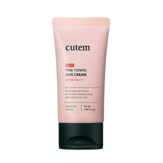 cutem Glow Pink Toning Sun Cream SPF 50+ PA++++ 50ml
