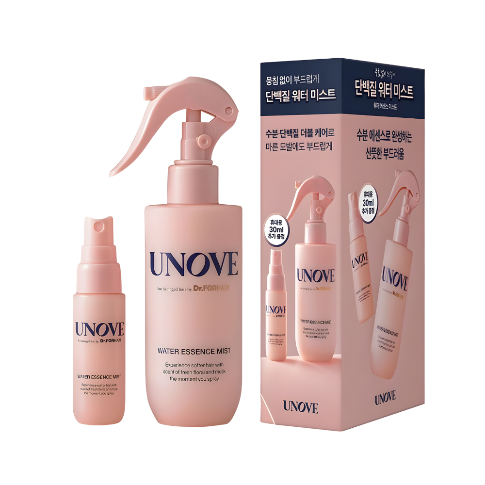 UNOVE Water Essence Mist 200ml+30ml Special Set (Hair Essence Spray)