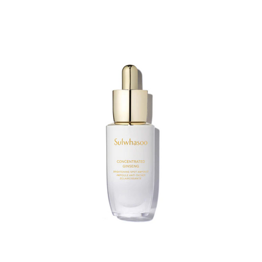 Sulwhasoo Concentrated Ginseng Brightening Spot Ampoule 20g - is a luxurious and potent skincare solution designed to target dark spots, hyperpigmentation, and uneven skin tone.