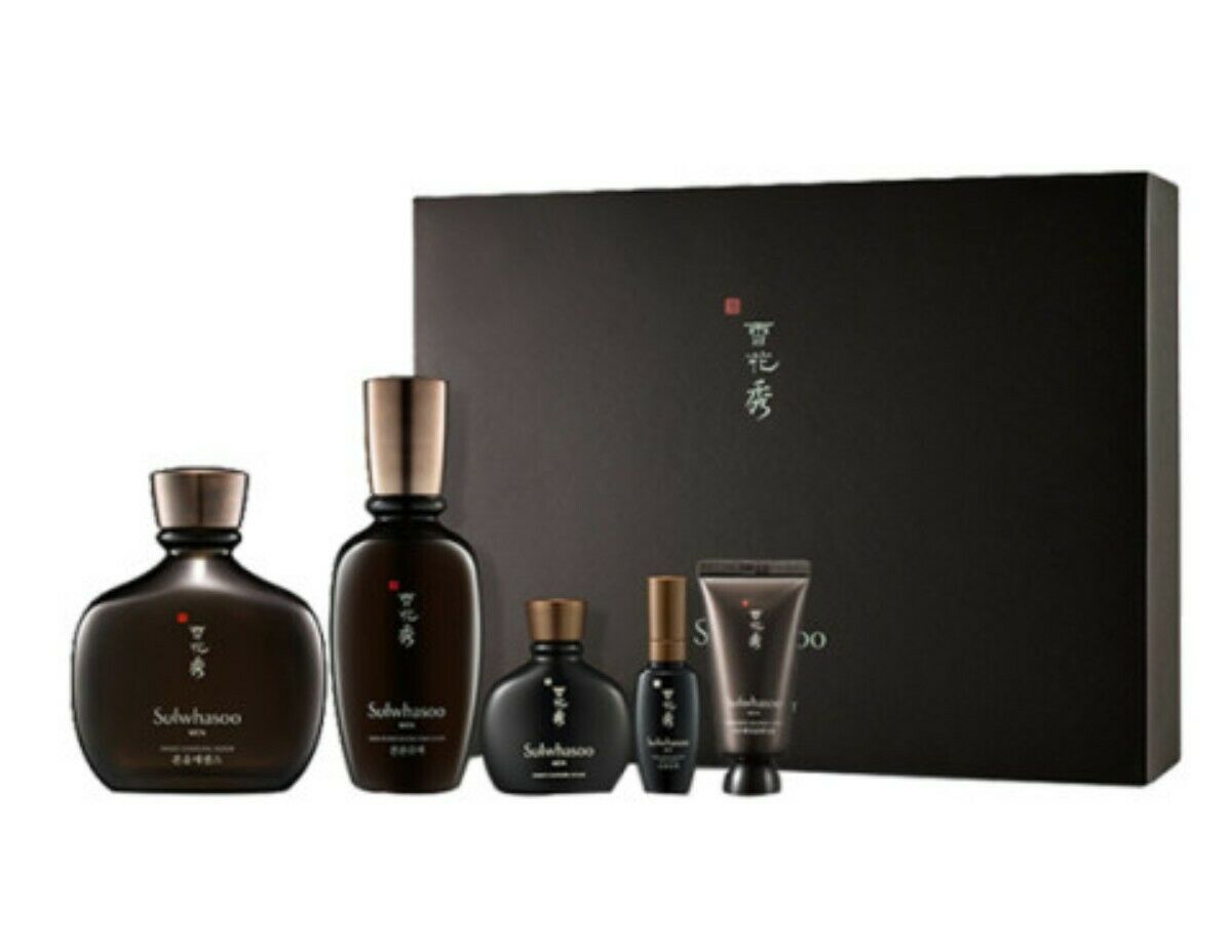 [US Exclusive] Sulwhasoo MEN Inner Charging Serum 140ml & Skin Strengthening Emulsion 90ml - KLO