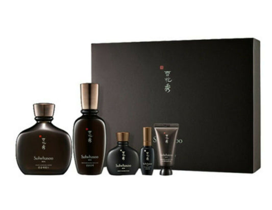 [US Exclusive] Sulwhasoo MEN Inner Charging Serum 140ml & Skin Strengthening Emulsion 90ml - KLO