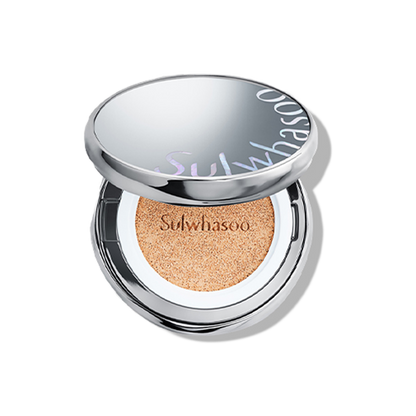 Sulwhasoo Perfecting Cushion Airy 15g, includes original and refill for flawless makeup application.