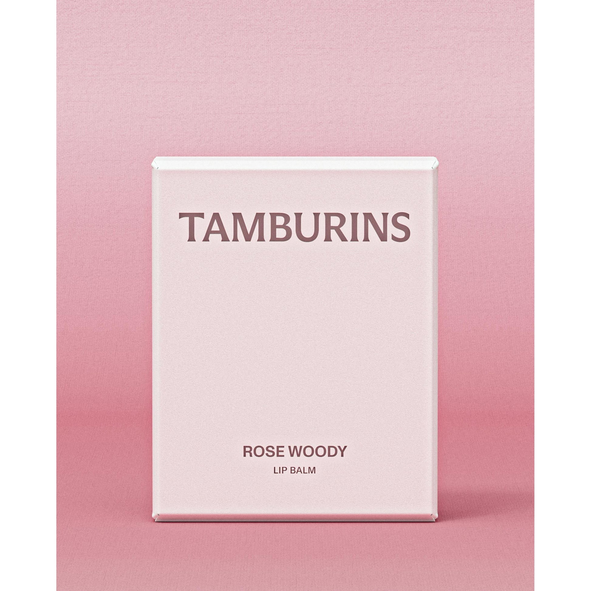 Tamburins pink lip balm: TAMBURINS Egg Lip Balm in a cute pink shade, perfect for moisturizing and protecting your lips.