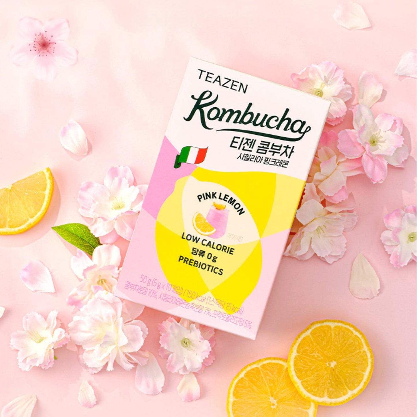 TEAZEN Kombucha Pink Lemon 10T * 2box