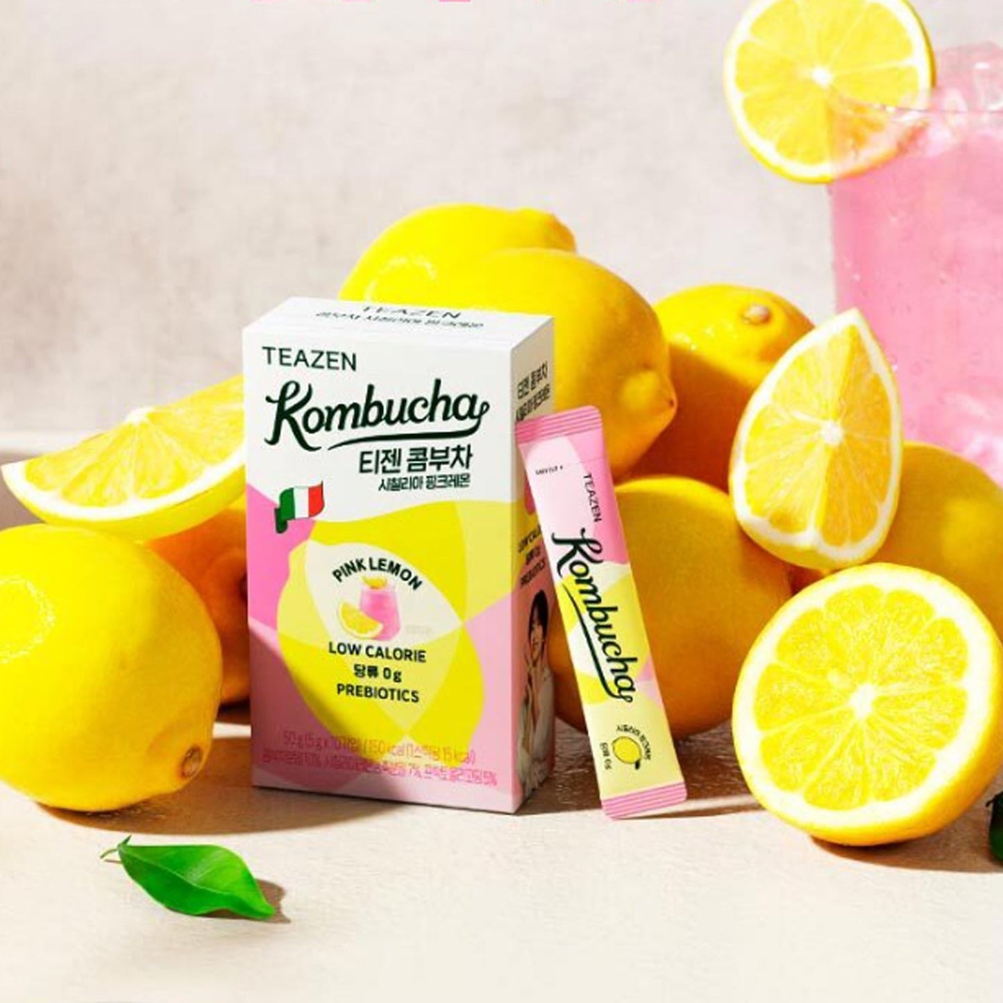 TEAZEN Kombucha Pink Lemon 10T * 2box