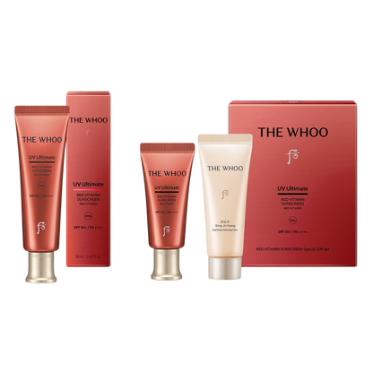 THE WHOO UV Ultimate Red Vitamin Sun Special Set