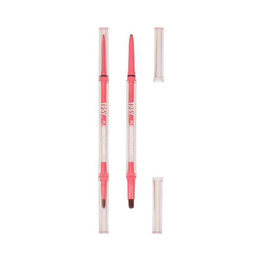 A close-up of TPSY Plumply Lip Liner, showcasing its sleek design and rich color in a 0.11g tube. Perfect for fuller lips!