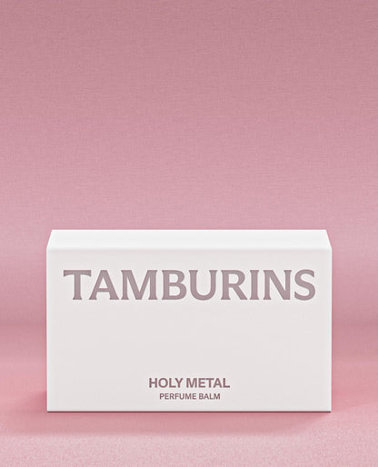Tamburins Perfume Balm Holy Metal 6.5g in a compact silver box.