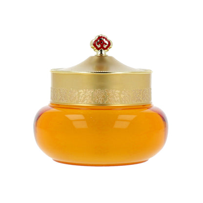 The history of Whoo Gongjinhyang Qi & Jin Intensive Nutritive Cream 50ml - is a luxurious, deeply nourishing cream designed to rejuvenate and revitalize the skin.