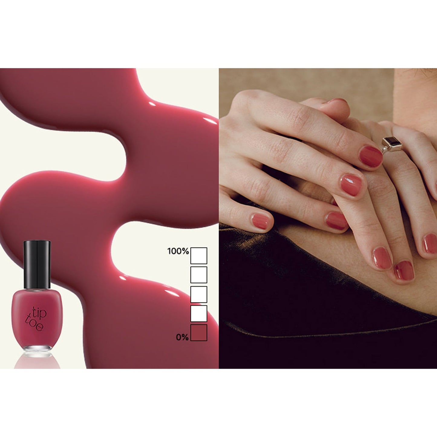Tiptoe Syrup & Paint & Shimmer Nail 16 Shades