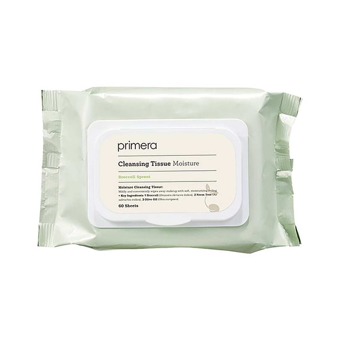 [US Exclusive] Primera Moisture Cleansing Tissue 60EA - KLO