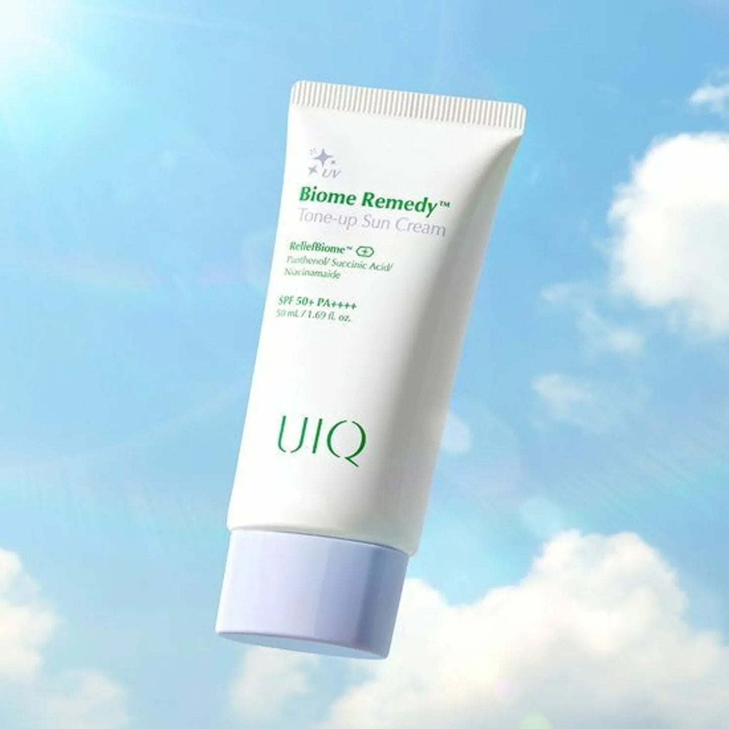 UIQ Biome Remedy Tone-up Sun Cream SPF50+ PA++++ 50ml
