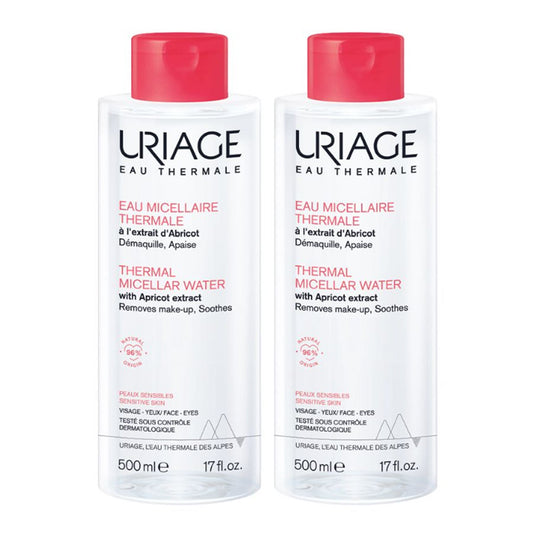 URIAGE Thermal Micellar Sensitive Cleansing Water 500ml x 2