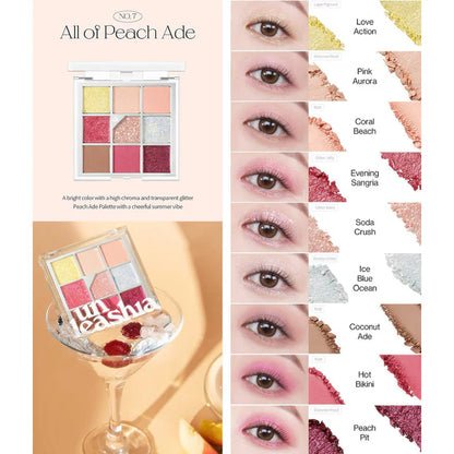 Unleashia Glitterpedia Eye Palette 6.6g 7 color