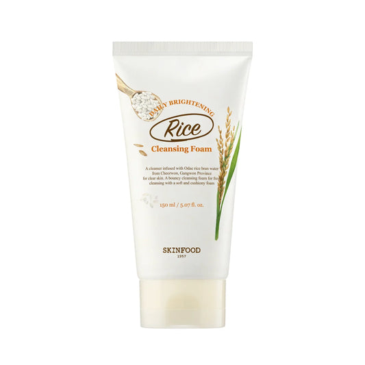 (Mhark) SKINFOOD Rice Daily Brightening Cleansing Foam 150ml - DODOSKIN