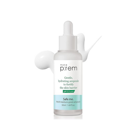 make p:rem Safe Me. Relief Moisture Green Ampoule 50ml - DODOSKIN