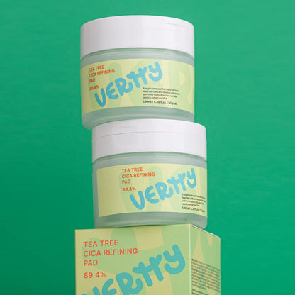VERTTY Tea Tree Cica Refining Pad 130ml
