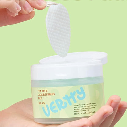 VERTTY Tea Tree Cica Refining Pad 130ml
