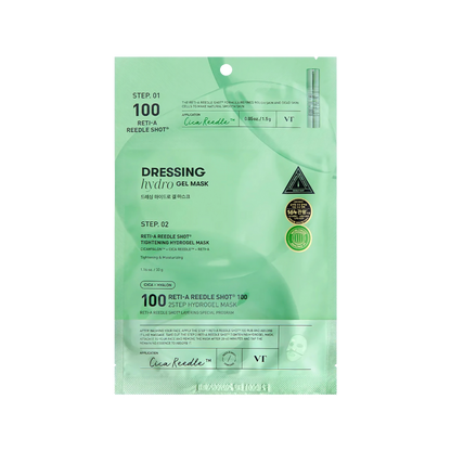 VT Cosmetics Reti-A Reedle Shot 100 2-Step Hydrogel Mask 5ea/10ea