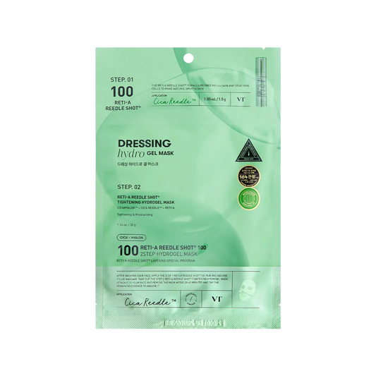 VT Cosmetics Reti-A Reedle Shot 100 2-Step Hydrogel Mask 5ea/10ea