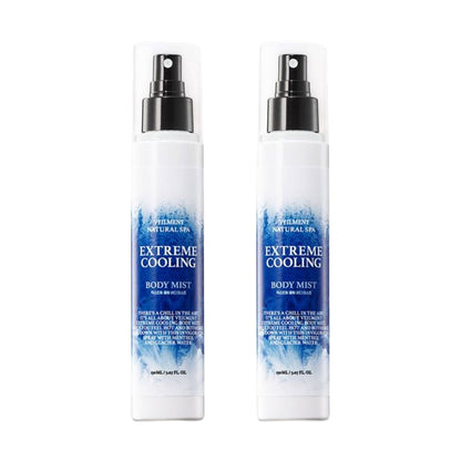 Veilment Natural Spa Extreme Cooling Body Mist 150ml × 2