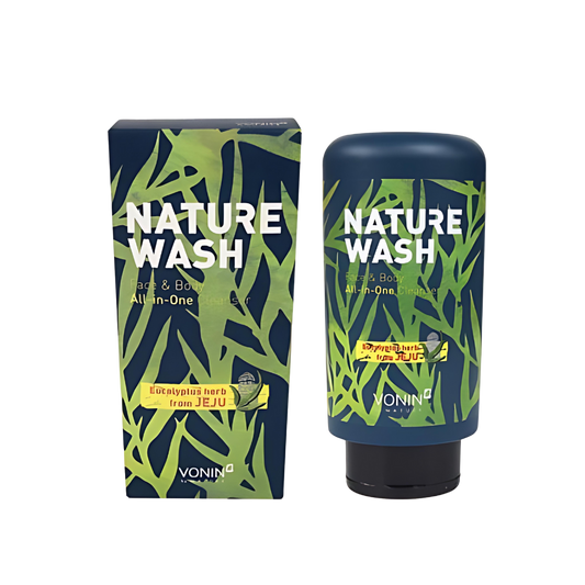 Vonin Nature Face & Body Cleanser 300ml - all-in-one solution for gentle cleansing and nourishing skin.