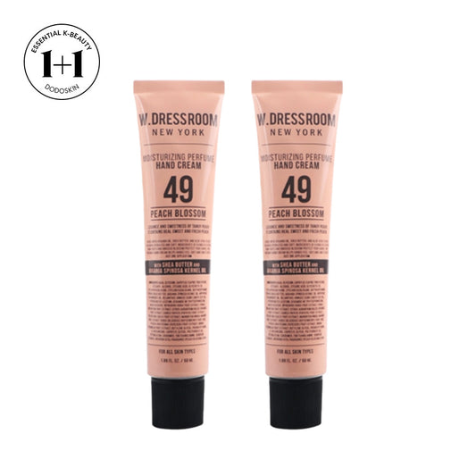💛1+1💛 W.DRESSROOM Moisturizing Perfume Hand Cream 50ml - #49 (Peach Blossom) - KLO