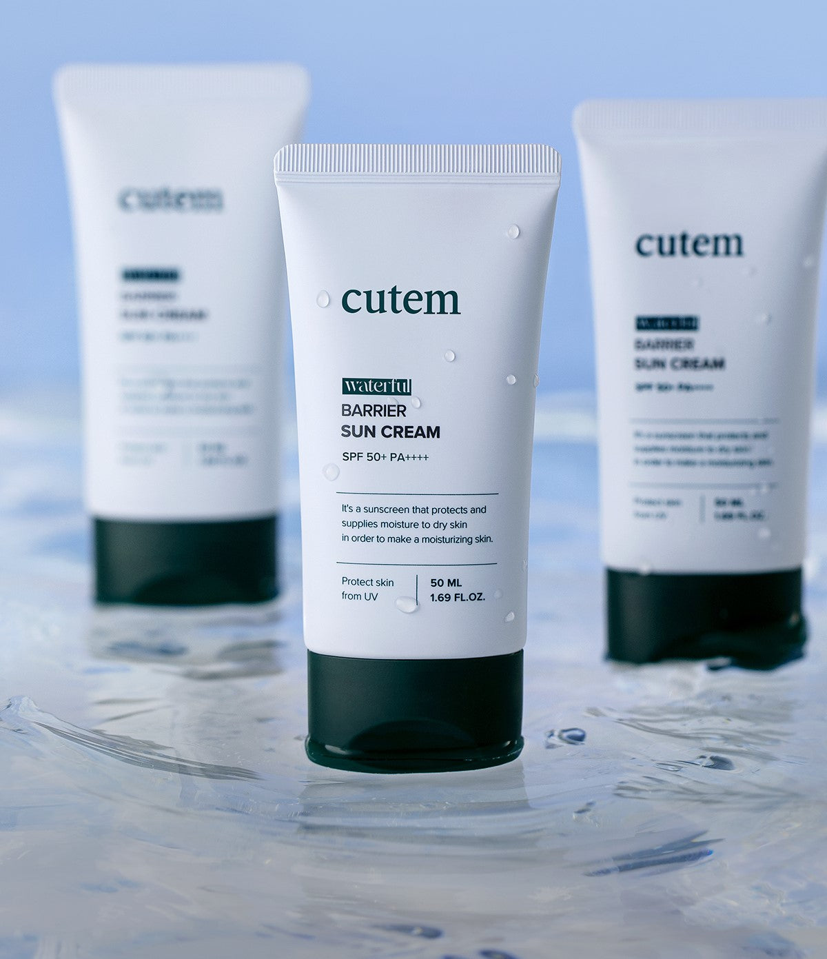 cutem Waterful Barrier Sun Cream SPF 50+ PA++++ 50ml