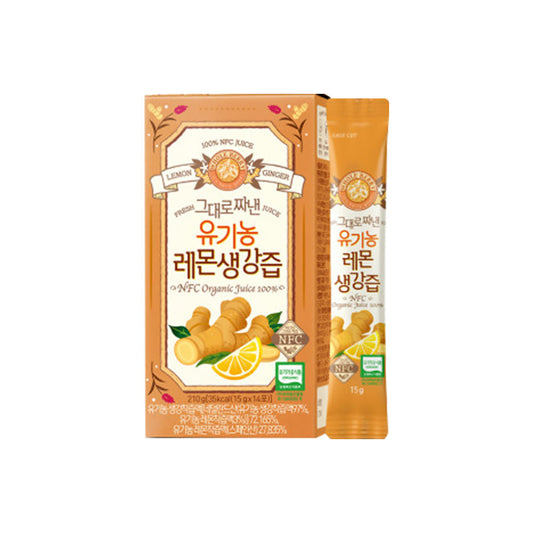 Wholeberry One Day One Lemon Ginger NFC Organic Lemon 100%