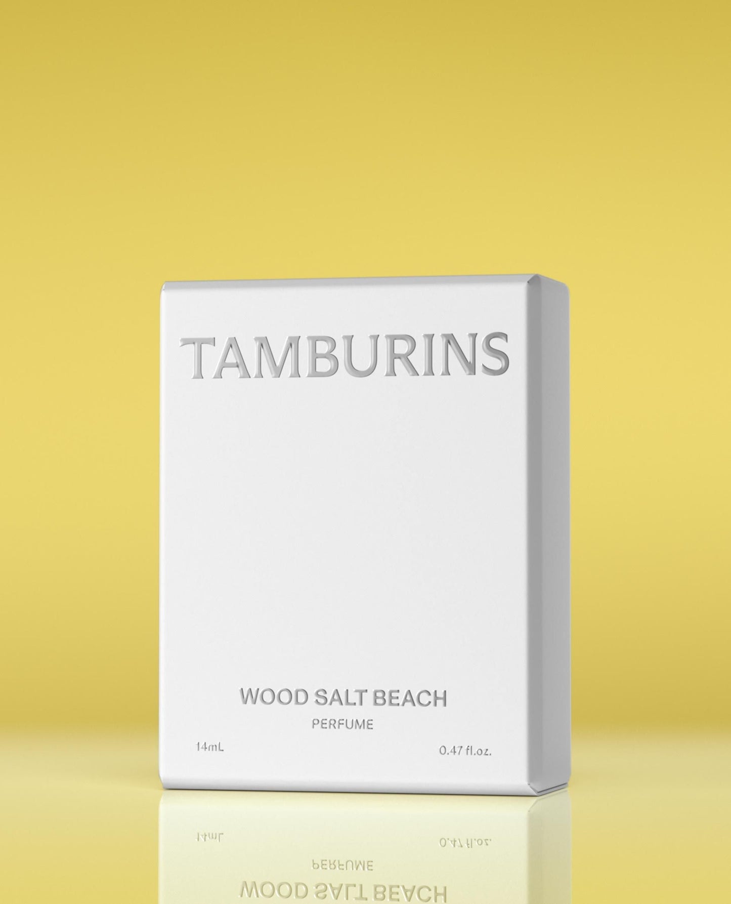 Experience the TAMBURINS The Egg Perfume with the scent of WOOD SALT BEACH
