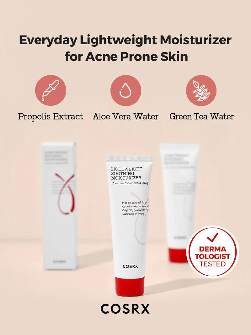 COSRX AC Collection Lightweight Soothing Moisturizer 80ml 2.0 - DODOSKIN