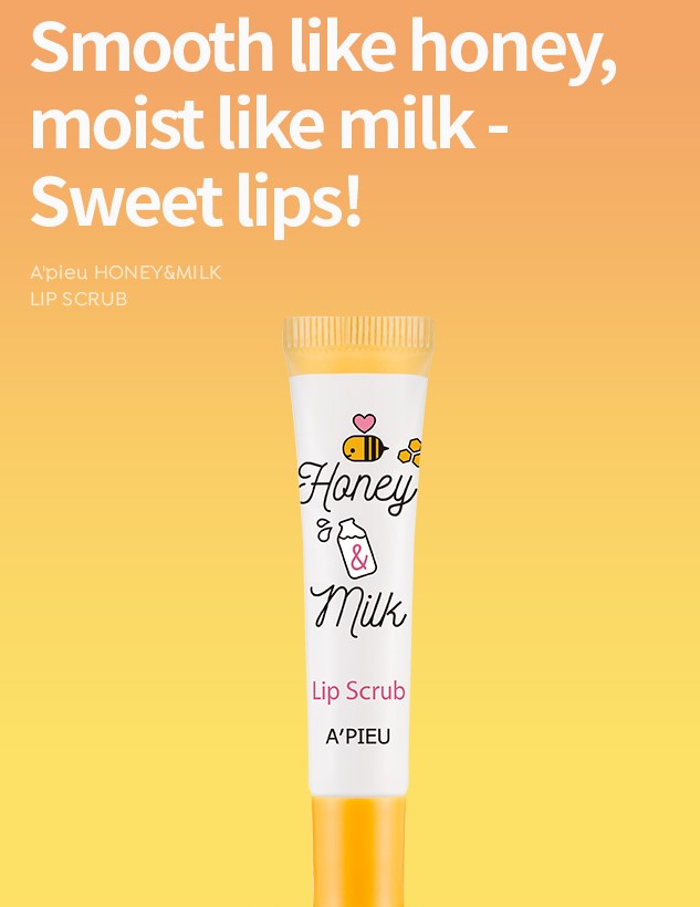A'PIEU Honey & Milk Lip Scrub 8ml - KLO