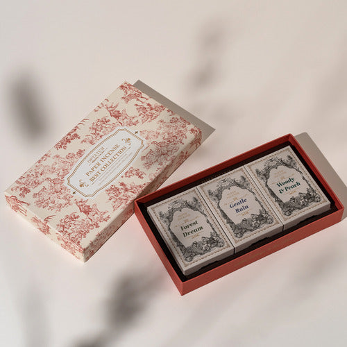 OPTATUM Village Collection Paper Incense 3-piece Gift Set