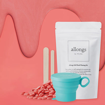 allongs Self Hardwaxing Kit 100g+Body Spatula 1ea
