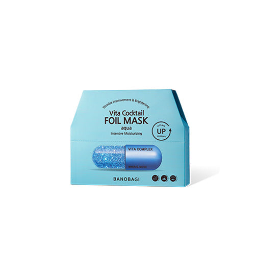 [BANOBAGI] Vita Cocktail Foil Mask #Aqua 30g * 10e - Dodoskin